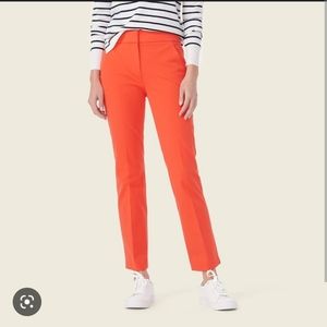J. Crew Coral ankle trousers